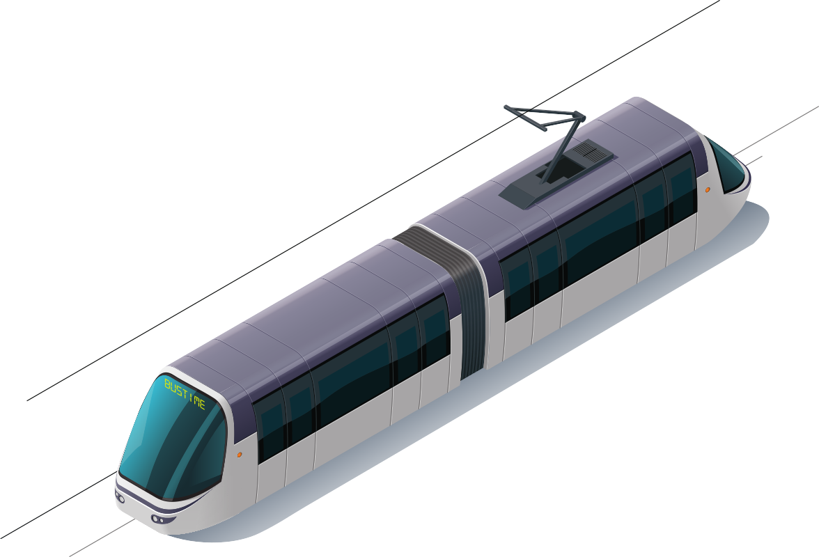 поезд рядом с остановкой